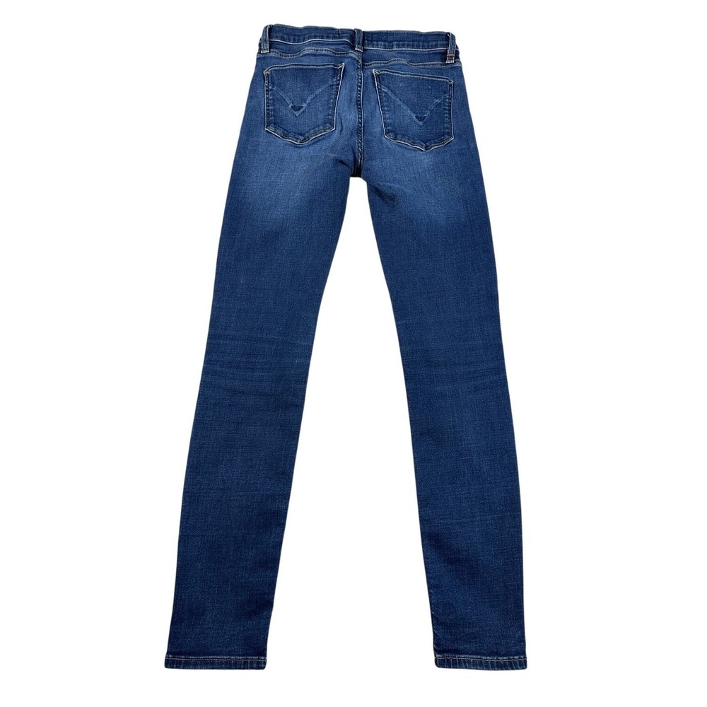 Hudson Nico Super Skinny Jeans Medium Wash Blue High Rise Stretch Womens 28 (26)